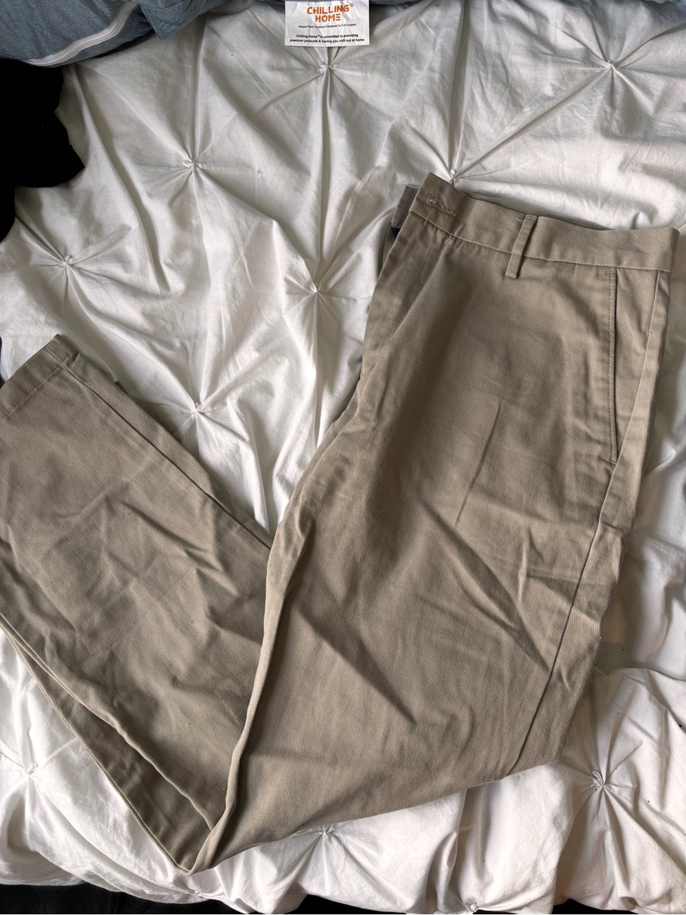 Amazon Essentials Men's Chinos in Light Taupe